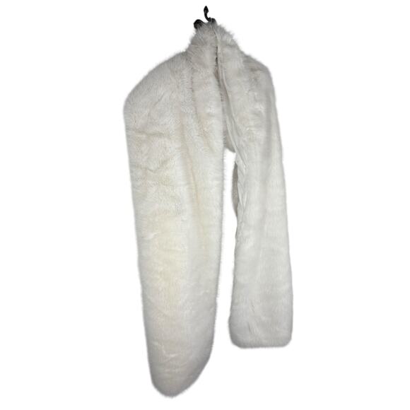 Aniye Records Lana Stole Scarf Faux Fur Luxury Elegant Statement Winter Classy - Picture 3 of 9